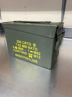 Military Metal Ammo Can