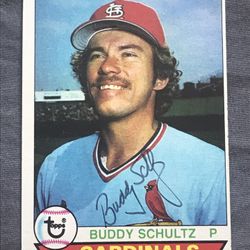 Buddy Schultz #532 signed autograph auto 1979 Topps Baseball Trading Card