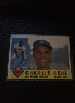 1960 topps Charlie Neal #155
