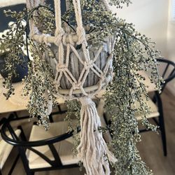 Hanging Decor Plant (faux)