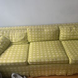 Yellow Vintage Couch