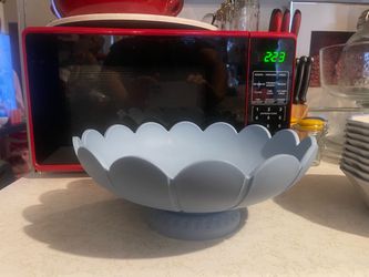 Center or counter blue bowl