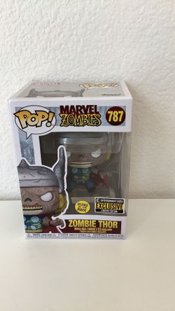 Funko Pop marble zombies, Thor #787 glow in the dark entertainment earth exclusive