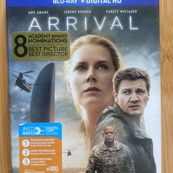 The Arrival Blu ray + DVD + Slipcover Watched Once