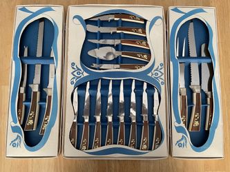 Vintage Sheffield 19 pc, Golden Prestige Cutlery Set