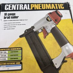 Central Pneumatic 18 Gauge Brad Nailer
