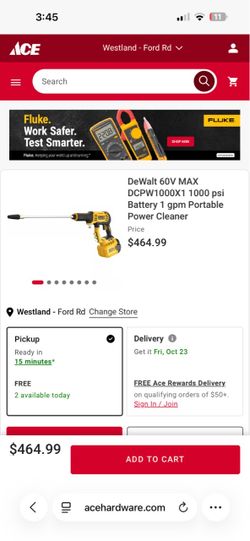 Dewalt power washer