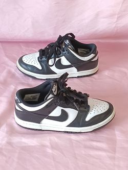 Nike Dunk Low Retro Panda kids Size 4y Sneakers Black White Shoes cw1590-100