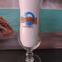 MONTREAL HARD ROCK CAFE Hurricane Glass