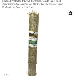 Ecoseed Protector 4' by 50' Grass Seed Erosion Control Blanket