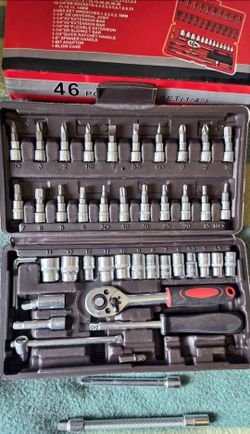 46-Piece 1/4" Socket and Bit Set🔥 5 available