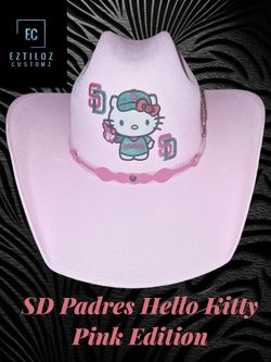SD Padres Hello Kitty Sombrero cowboy hat