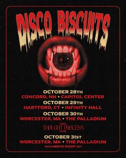 (2) GA Tickets THe Disco Biscuits HALLOWEEN Night Worcester, MA 10/31