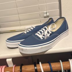 Blue Vans Size 10.5M 12W