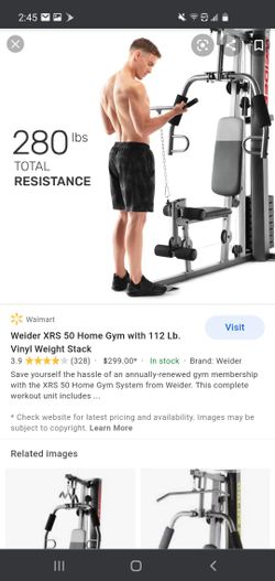 Gym System Weider Xrs 50 Review Home Gym Xrs 50 Vinyl Weight Stack