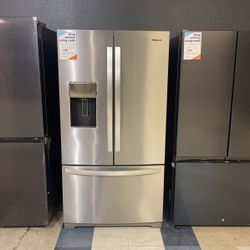 Whirlpool Stainless Steel French Door Refrigerator‼️‼️