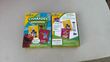 Sesame Street Charades Card Game