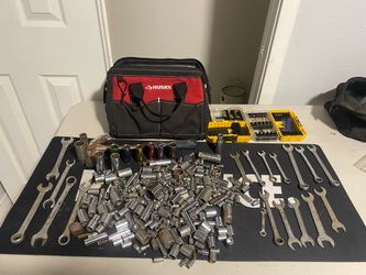 Large Mixed Tool Lot with Husky Bag wtt for 3ton jack