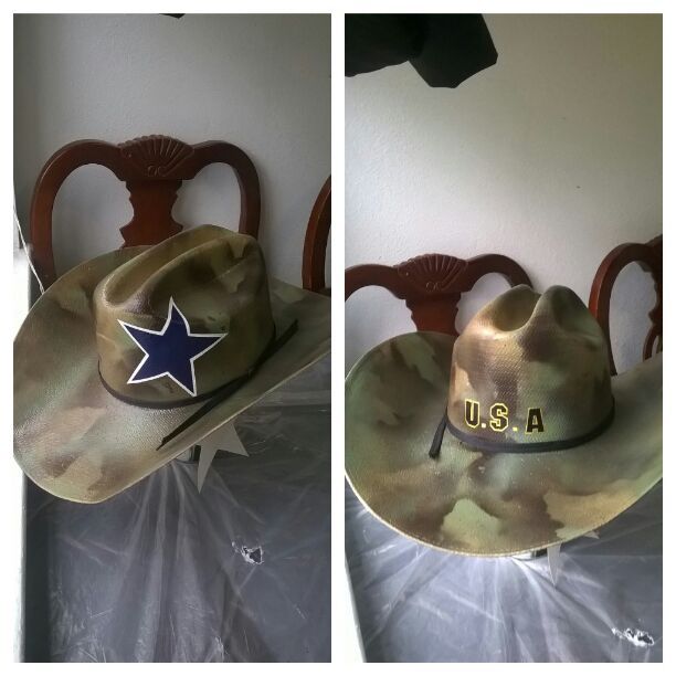 Camo Dallas cowboys cowboy hat for Sale in Dallas, TX - OfferUp