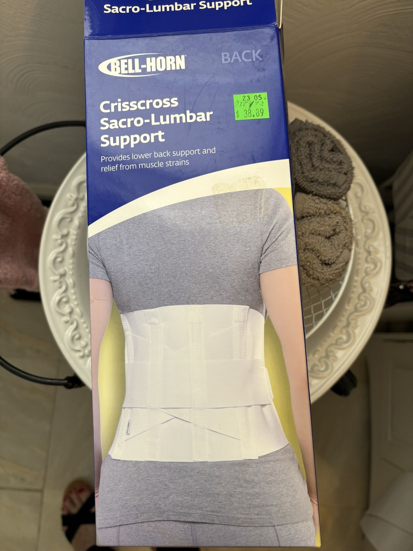 Custom Multiple Adjusting Back Brace XL