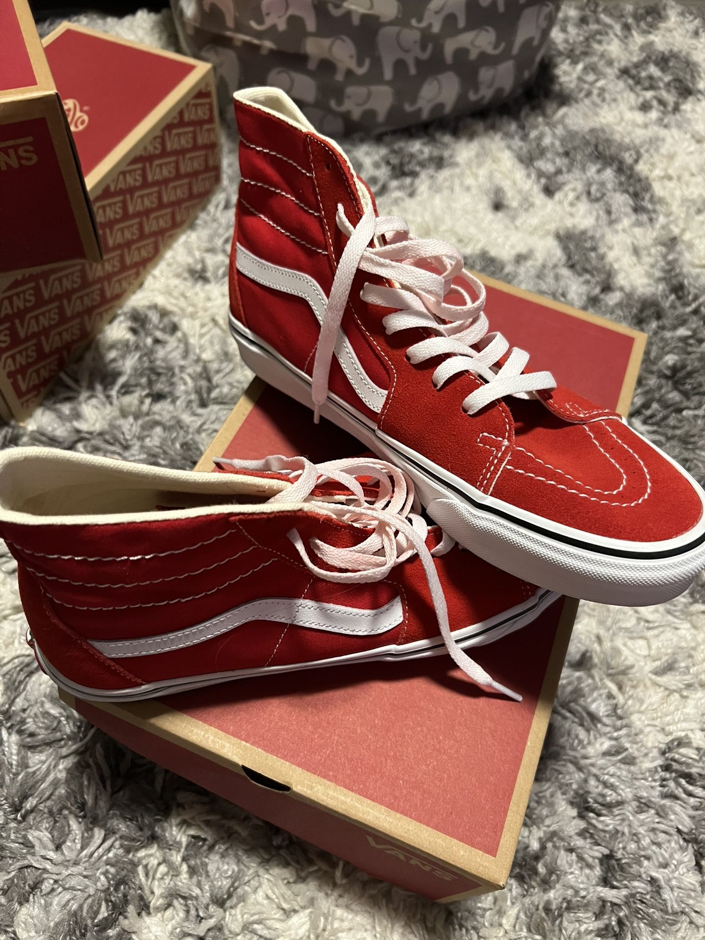 Sk8-Hi tapered Racing red Vans