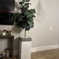 Fake Plant And Planter 