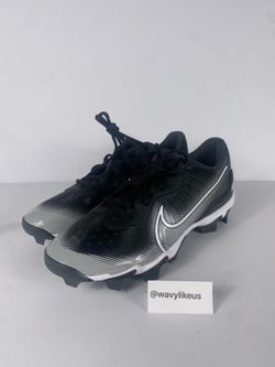 Nike Alpha Huarache 4 Keystone Baseball Cleats Black Men Size 8 DJ6524-011