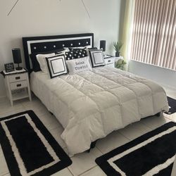 Bed Frame With Two Night Stands