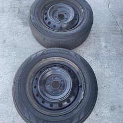 2 X 215/60r16 5x114.3 5x4.5 Stock Altima Sentra Tacoma Ranger Wheels Rims Tires