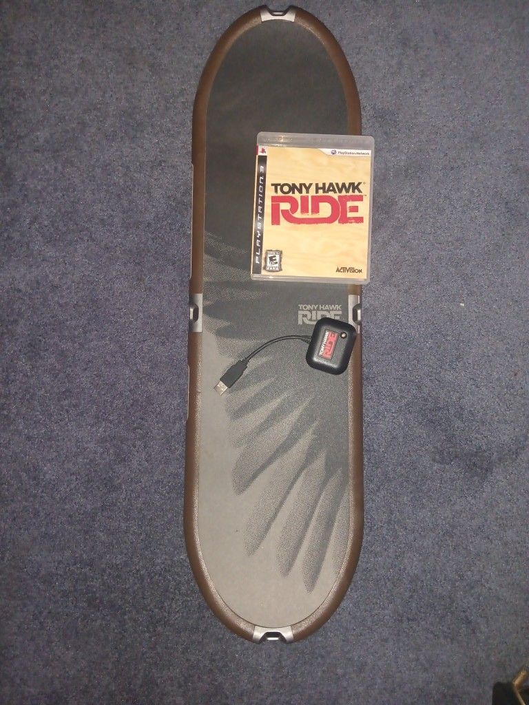 Tony Hawk Ride Ps3 With Board And Dongle