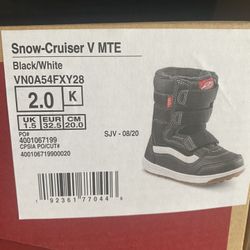 Brand New Kids Van Snow boots