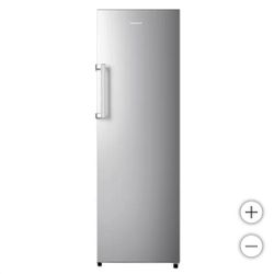 Hisense 10.2 cu. ft. Garage Ready Frost Free Convertible Upright Freezer with Seal Break Handle
