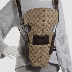 Gucci GG Monogram Canvas Baby Carrier