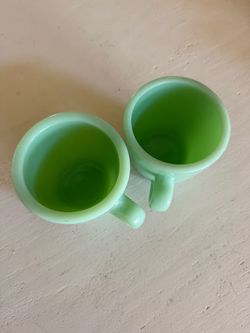 Fire-King Jadeite Coffee Mugs  6oz