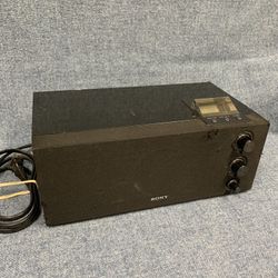 Sony AM FM Digital Tune Radio with Clock