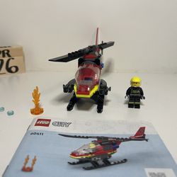 60411 LEGO City Fire Rescue Helicopter 