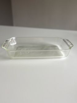 Vintage Pyrex 232-R Clear Glass Baking Dish (2 Qt / 11x7)