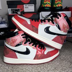 Air Jordan 1 High OG Spider Man-Across the Spider-Verse men’s size 9 Nike AJ1