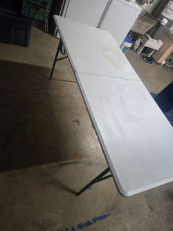 Folding Plastic Utility Table
