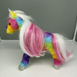 Douglas Cuddle Toys Joy Rainbow Princess Unicorn #770 Stuffed Animal 12"