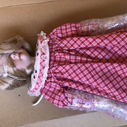 Porcelain Cherry Doll By The Ashton-Drake Galleries 