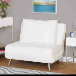 Small White Chair In Futon (NEW In A Box 