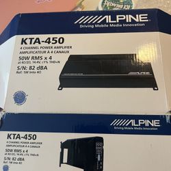 Alpine KTA-450 Amp (New)