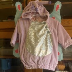 Infant Butterfly Costume With Detachable Wings