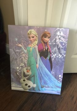 Elsa and Anna canvas