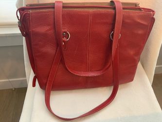 Real leather computer bag