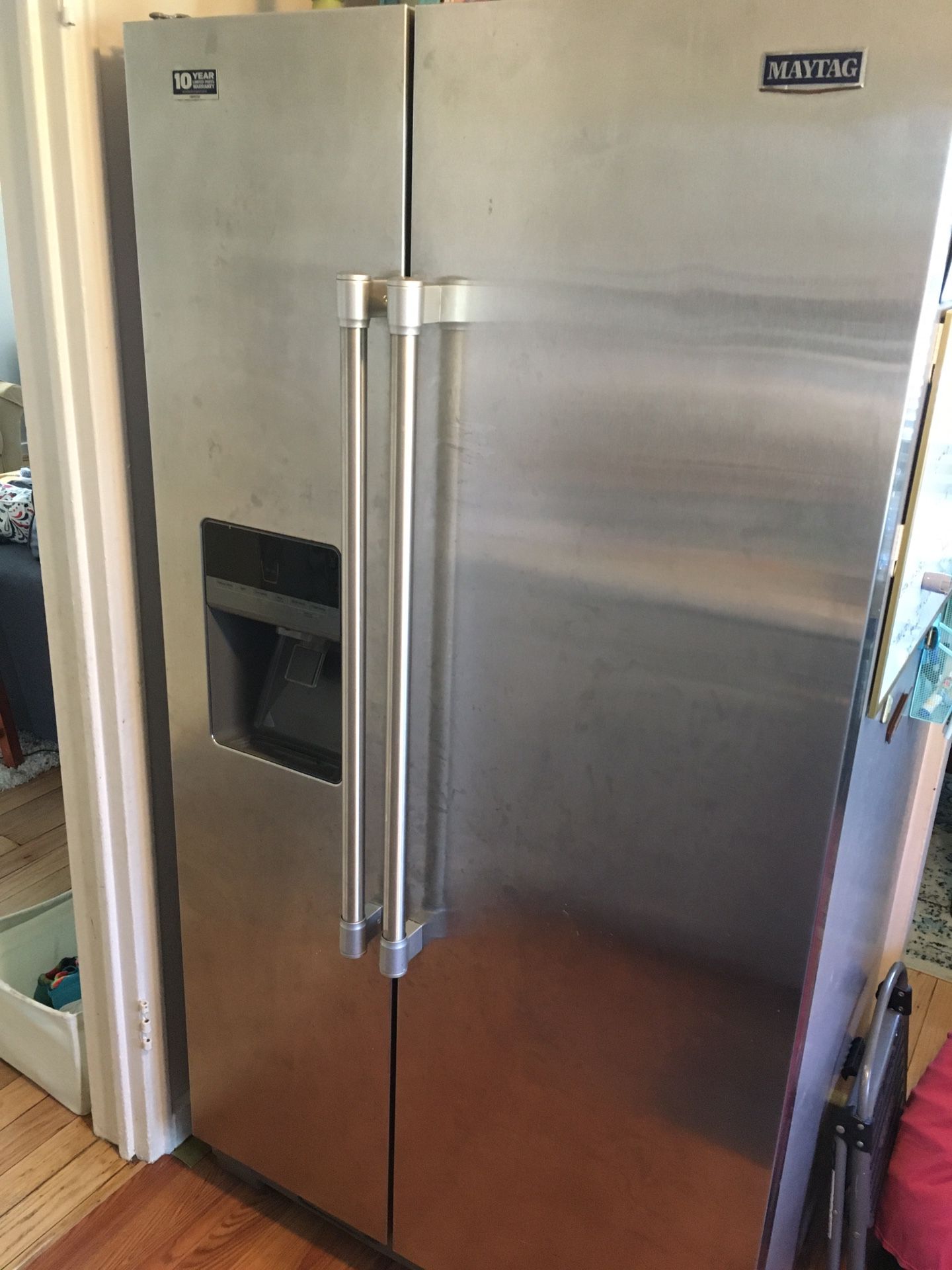Maytag Stainless Steel Side By Side Refrigerator