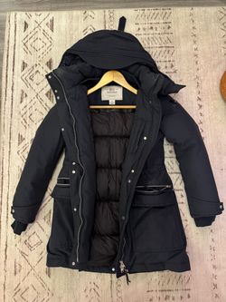Woolrich Women's Black Down Parka Coat