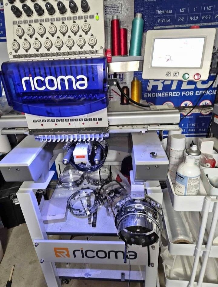 Ricoma Embroidery Machine 15 needles