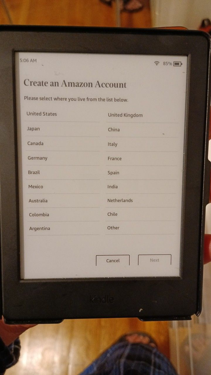 kindle 16 gig aaking $55